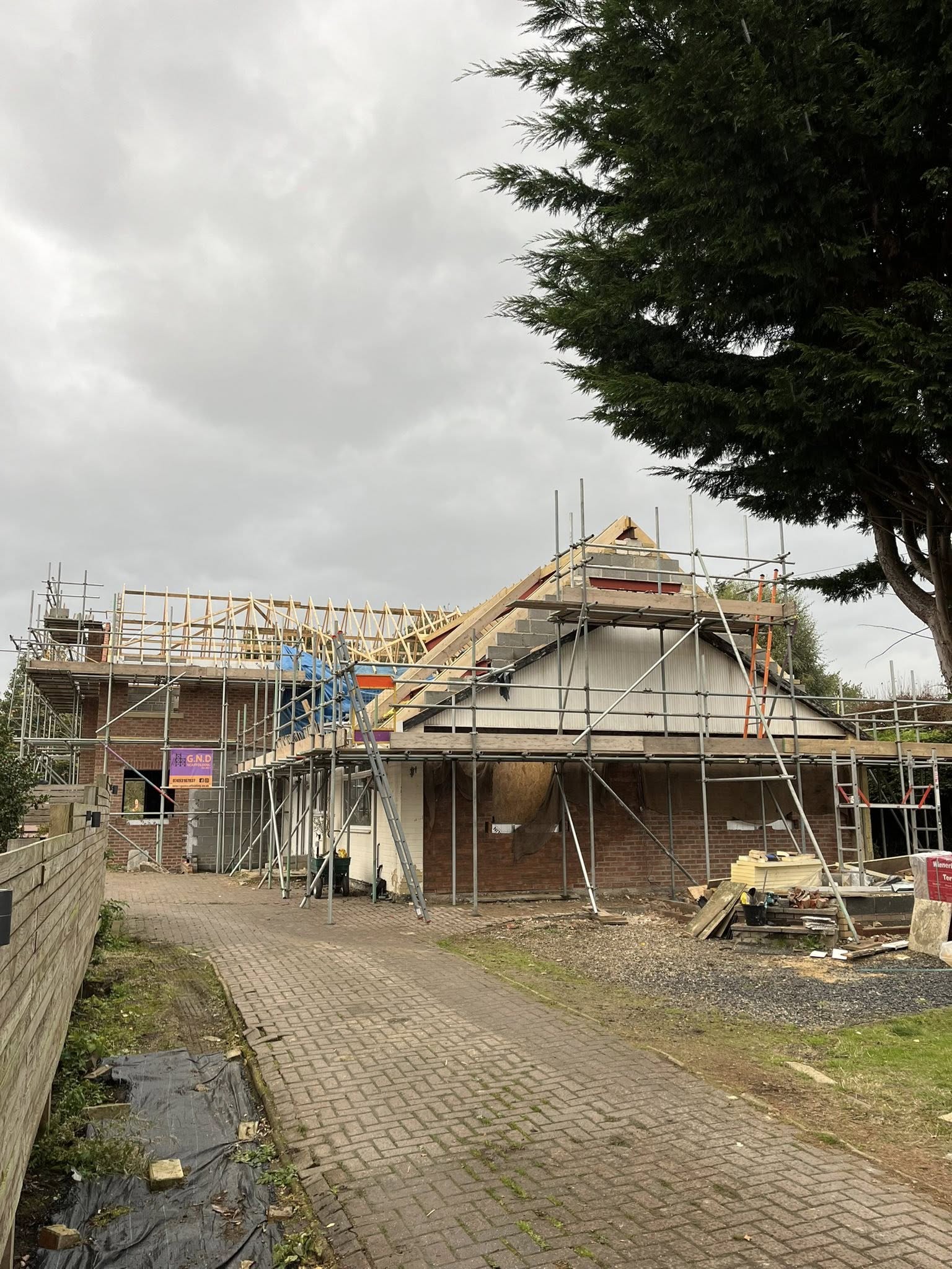 scaffolding in West Yorkshire